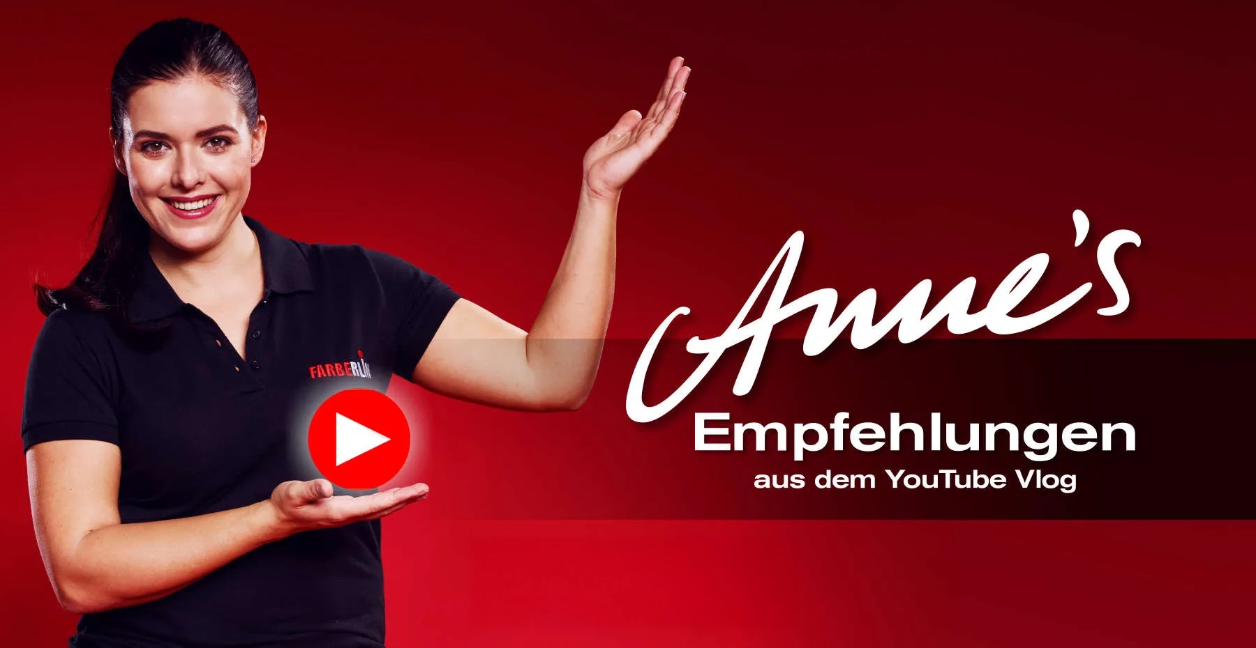 Anne wirbt für Ihre Empfehlungen