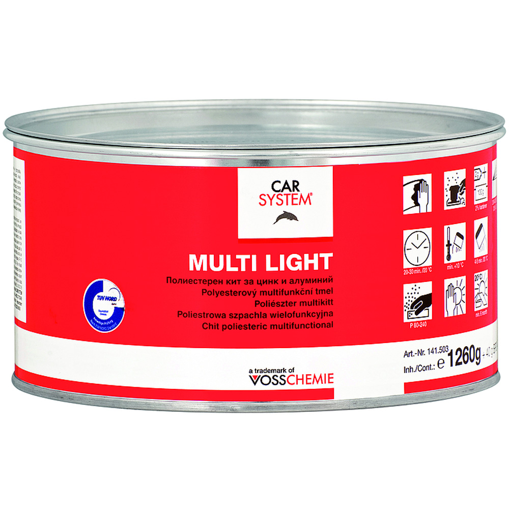 Multi Light Spachtel Dose beige inkl. Härter 1,3kg