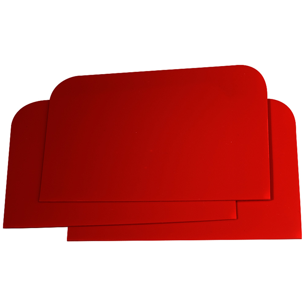Plastikspachtel /Kunststoffspachtelklinge 115x77mm rot