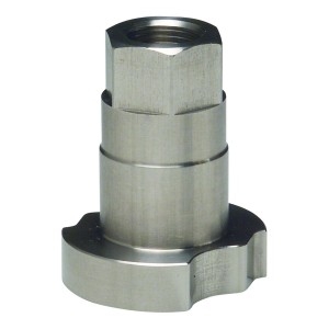 3M PPS Edelstahl Adapter Nr. 4 inkl. Dübel für DeVilbiss inkl. Dübel (mit Außengewinde)