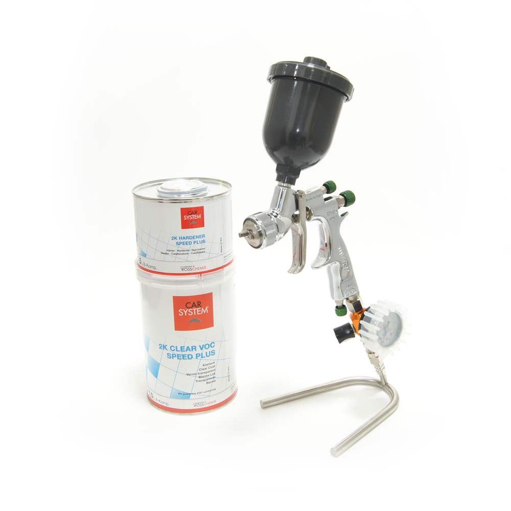 Spot-Repair Set Walmec Carbonio Mini 1,0 + 2K CLEAR VOC Speed Plus (A+B 1,5l)