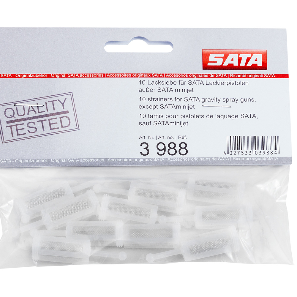 Lacksieb, 300 Âµm (VE 100 Stück) [für SATA Lackierpistolen außer SATAminijet 3000 B]